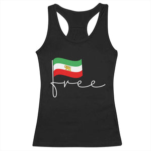 Free Iran Persian Flag Racerback Tank Top Iranian Freedom Supporters Revolution TS02 Black Print Your Wear