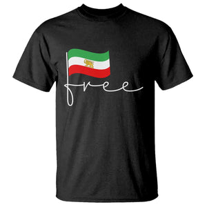 Free Iran Persian Flag T Shirt Iranian Freedom Supporters Revolution