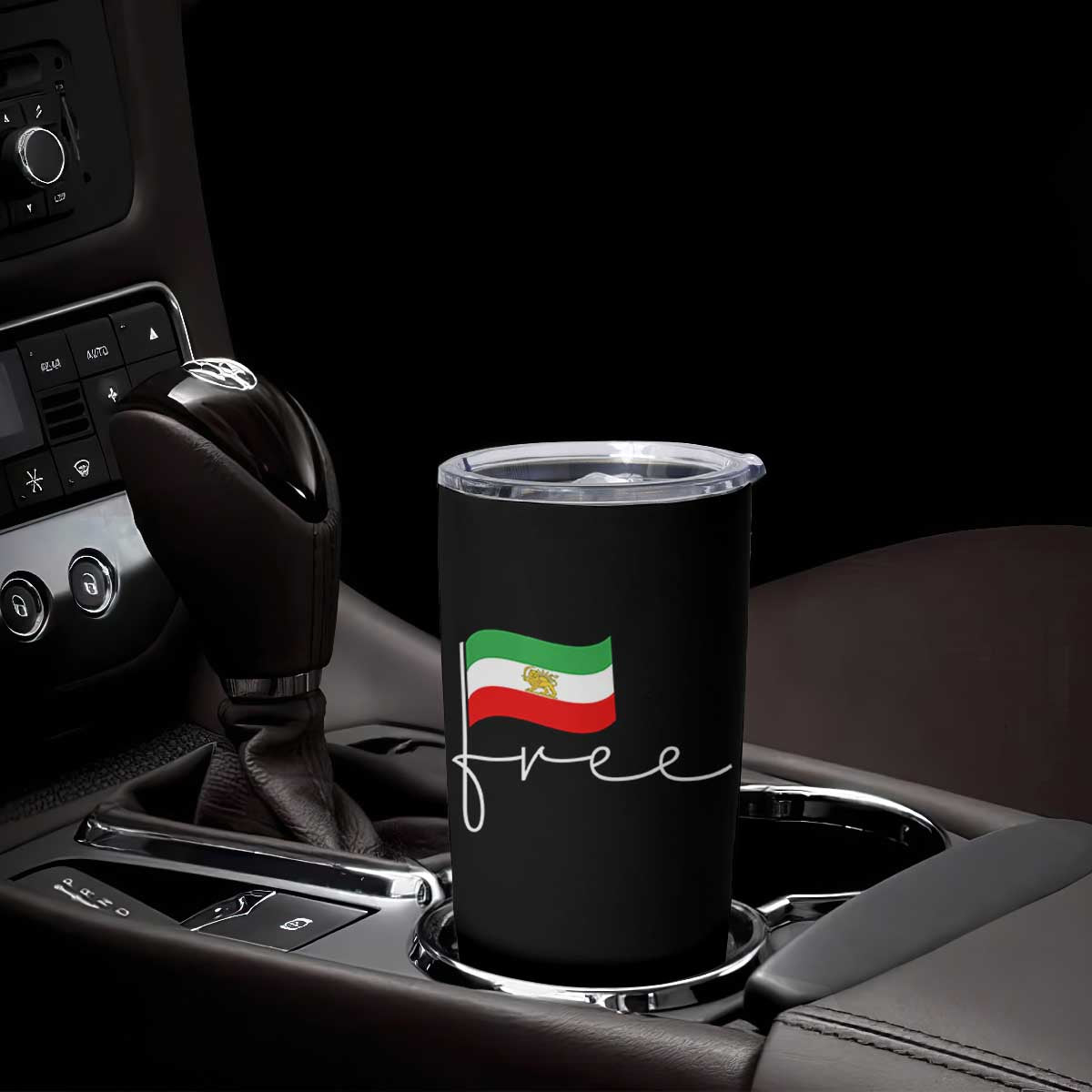 Free Iran Persian Flag Tumbler Cup Iranian Freedom Supporters Revolution TS02 Print Your Wear