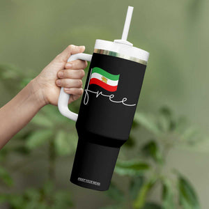 Free Iran Persian Flag Tumbler With Handle Iranian Freedom Supporters Revolution TS02 Print Your Wear