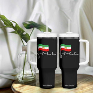 Free Iran Persian Flag Tumbler With Handle Iranian Freedom Supporters Revolution TS02 Print Your Wear