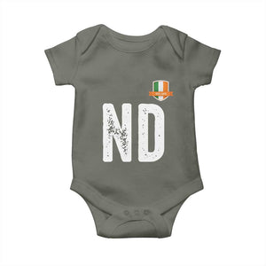 LA Ireland Matching Group Baby Onesie Irish Pride St Patricks Day Family or Friends TS02 Military Green Print Your Wear