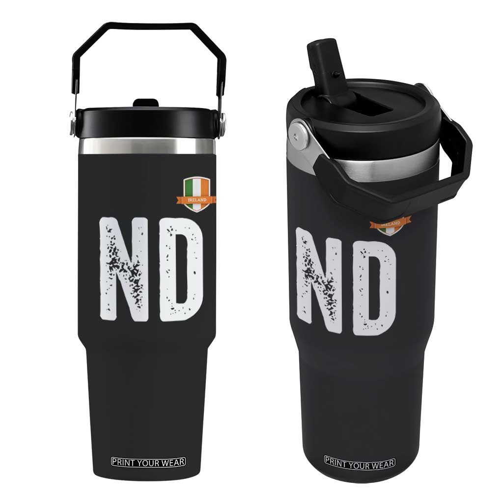LA Ireland Matching Group Flip Straw Tumbler Irish Pride St Patricks Day Family or Friends TS02 One Size: 30 oz Black Print Your Wear