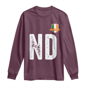 LA Ireland Matching Group Long Sleeve Shirt Irish Pride St Patricks Day Family or Friends TS02 Maroon Print Your Wear