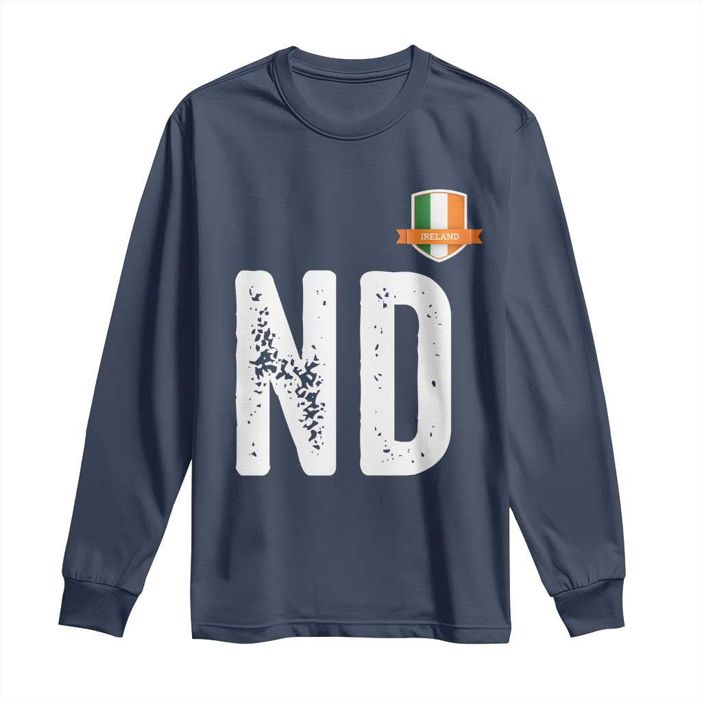 LA Ireland Matching Group Long Sleeve Shirt Irish Pride St Patricks Day Family or Friends TS02 Navy Print Your Wear