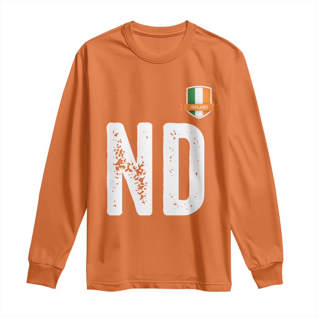 LA Ireland Matching Group Long Sleeve Shirt Irish Pride St Patricks Day Family or Friends TS02 Orange Print Your Wear