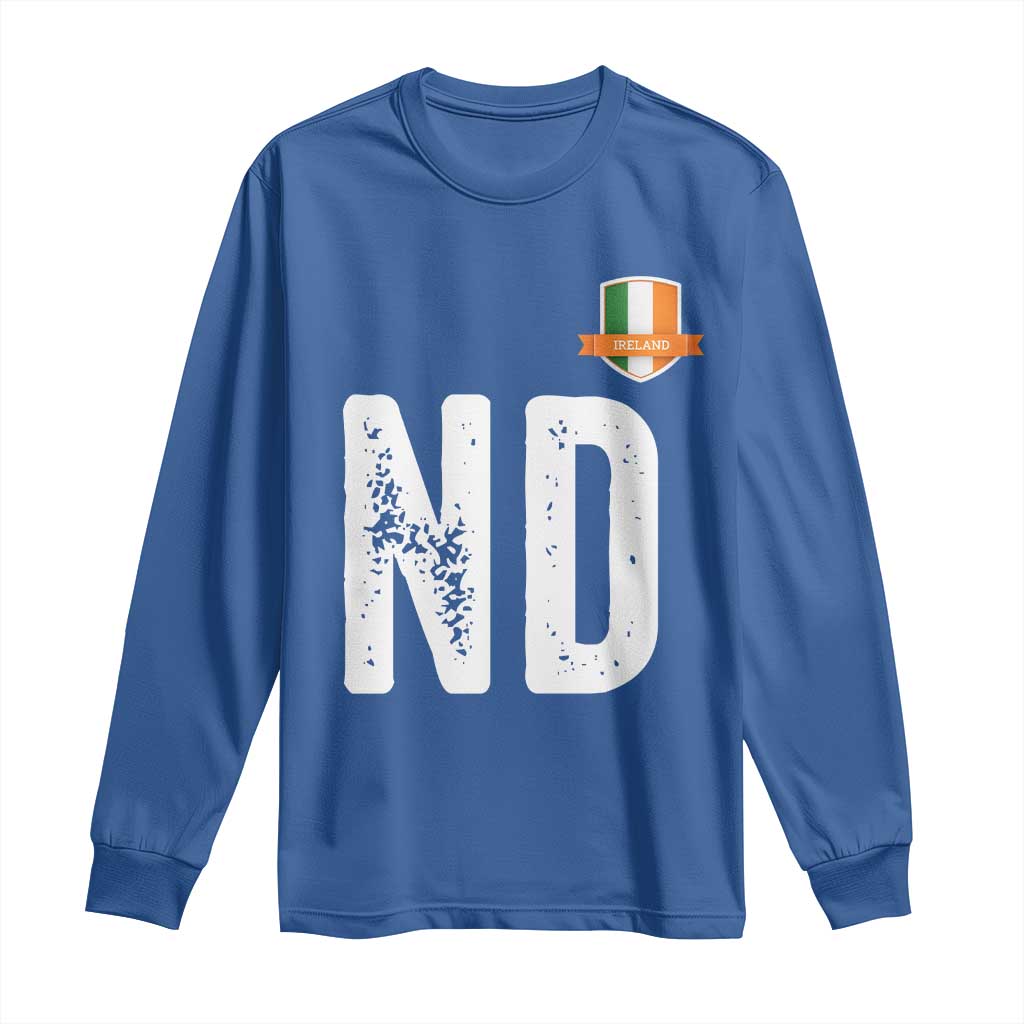 LA Ireland Matching Group Long Sleeve Shirt Irish Pride St Patricks Day Family or Friends TS02 Royal Blue Print Your Wear