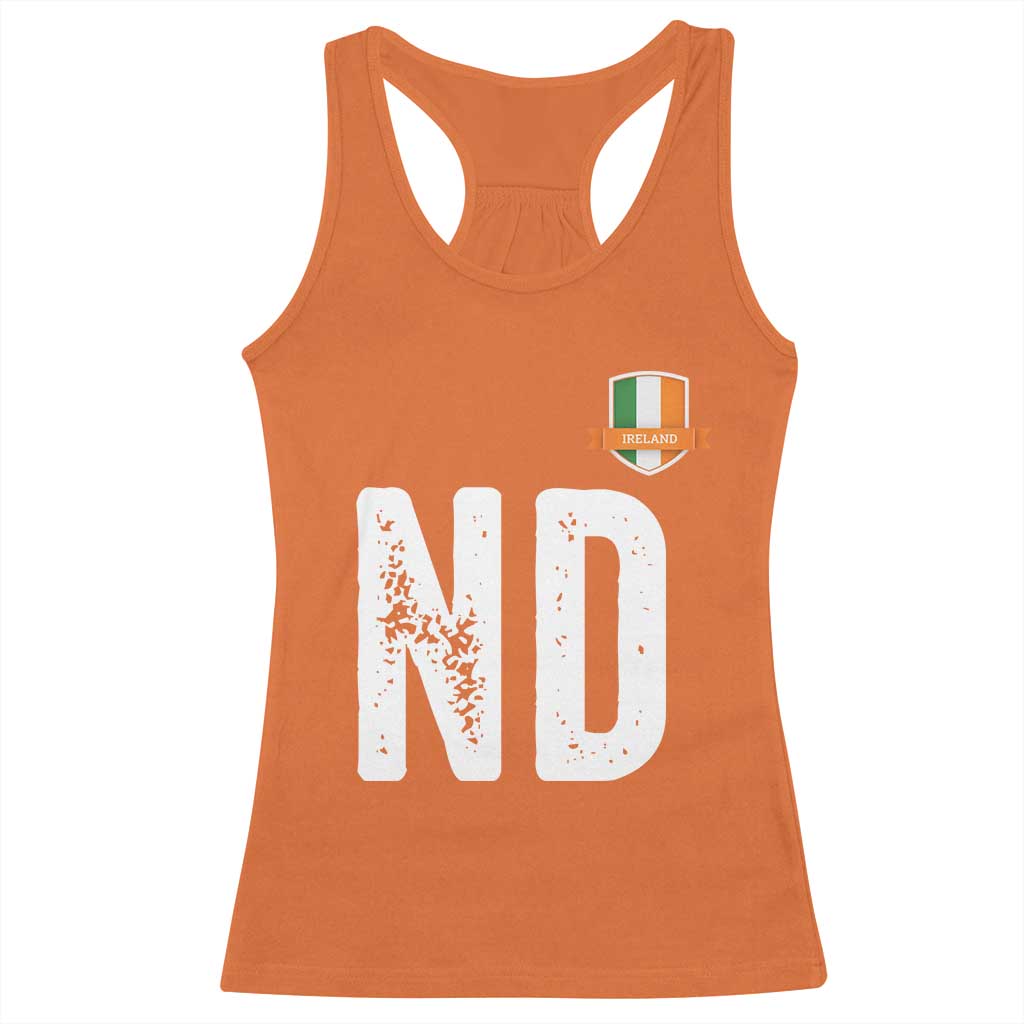 LA Ireland Matching Group Racerback Tank Top Irish Pride St Patricks Day Family or Friends TS02 Orange Print Your Wear