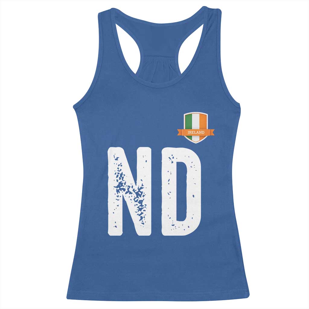 LA Ireland Matching Group Racerback Tank Top Irish Pride St Patricks Day Family or Friends TS02 Royal Blue Print Your Wear