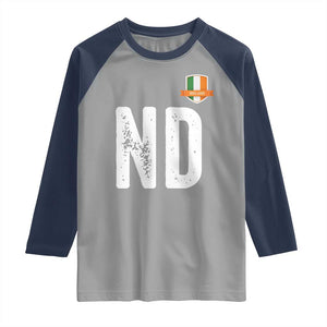 LA Ireland Matching Group Raglan Shirt Irish Pride St Patricks Day Family or Friends TS02 Sport Gray Navy Print Your Wear