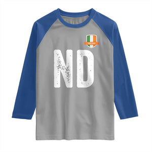 LA Ireland Matching Group Raglan Shirt Irish Pride St Patricks Day Family or Friends TS02 Sport Gray Royal Print Your Wear