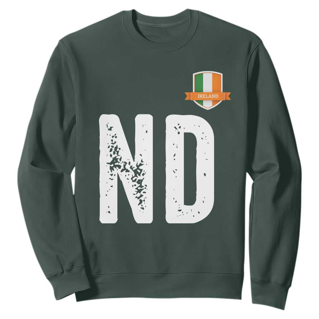 LA Ireland Matching Group Sweatshirt Irish Pride St Patricks Day Family or Friends TS02 Dark Forest Green Print Your Wear