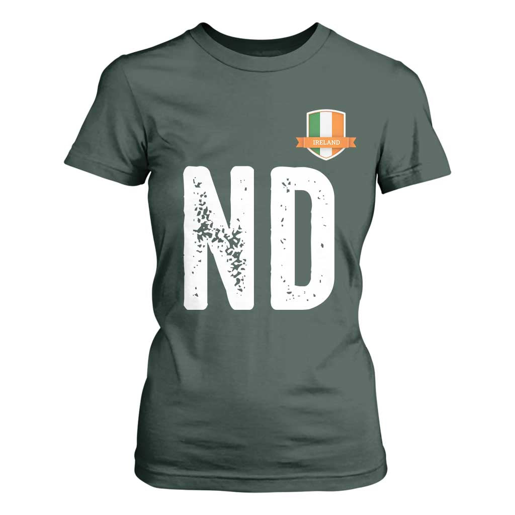 LA Ireland Matching Group T Shirt For Women Irish Pride St Patricks Day Family or Friends TS02 Dark Forest Green Print Your Wear