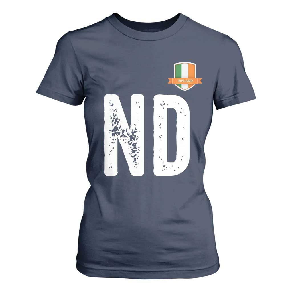 LA Ireland Matching Group T Shirt For Women Irish Pride St Patricks Day Family or Friends TS02 Navy Print Your Wear