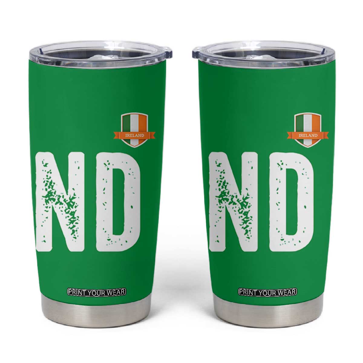 LA Ireland Matching Group Tumbler Cup Irish Pride St Patricks Day Family or Friends TS02 Irish Green Print Your Wear