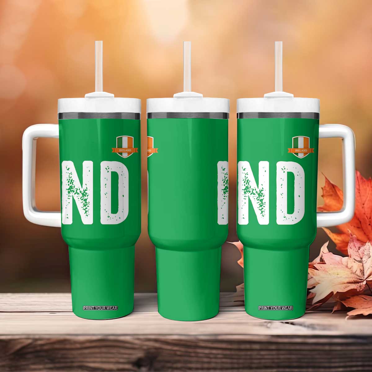 LA Ireland Matching Group Tumbler With Handle Irish Pride St Patricks Day Family or Friends TS02 Print Your Wear