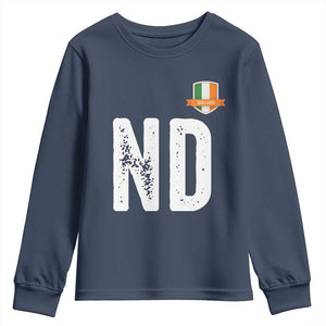 LA Ireland Matching Group Youth Sweatshirt Irish Pride St Patricks Day Family or Friends TS02 Navy Print Your Wear