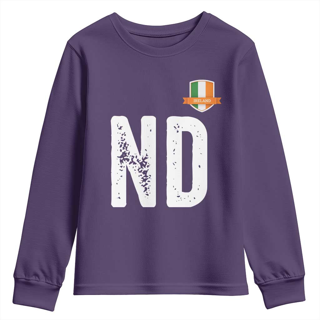 LA Ireland Matching Group Youth Sweatshirt Irish Pride St Patricks Day Family or Friends TS02 Purple Print Your Wear