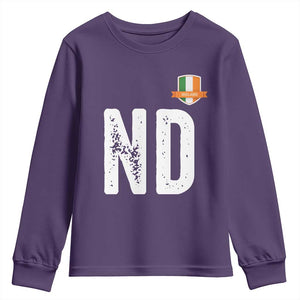 LA Ireland Matching Group Youth Sweatshirt Irish Pride St Patricks Day Family or Friends TS02 Purple Print Your Wear