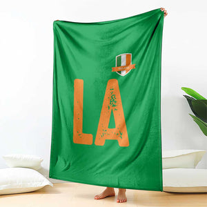ND Ireland Matching Group Throw Blanket Irish Pride St Patricks Day Family or Friends TS02 Print Your Wear