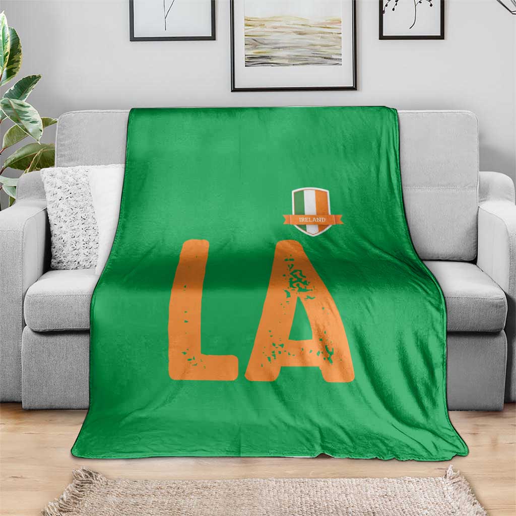 ND Ireland Matching Group Throw Blanket Irish Pride St Patricks Day Family or Friends TS02 Print Your Wear