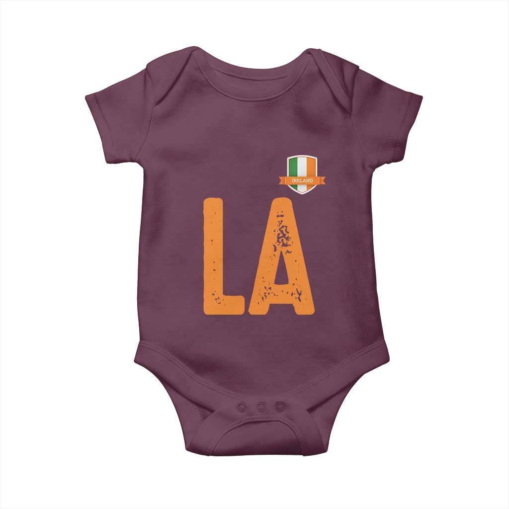 ND Ireland Matching Group Baby Onesie Irish Pride St Patricks Day Family or Friends TS02 Maroon Print Your Wear