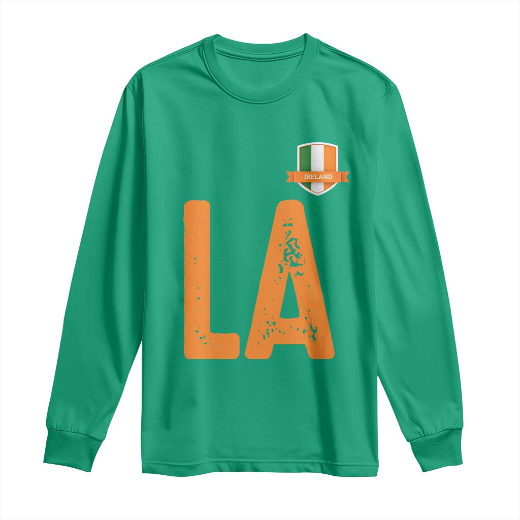 ND Ireland Matching Group Long Sleeve Shirt Irish Pride St Patricks Day Family or Friends TS02 Irish Green Print Your Wear