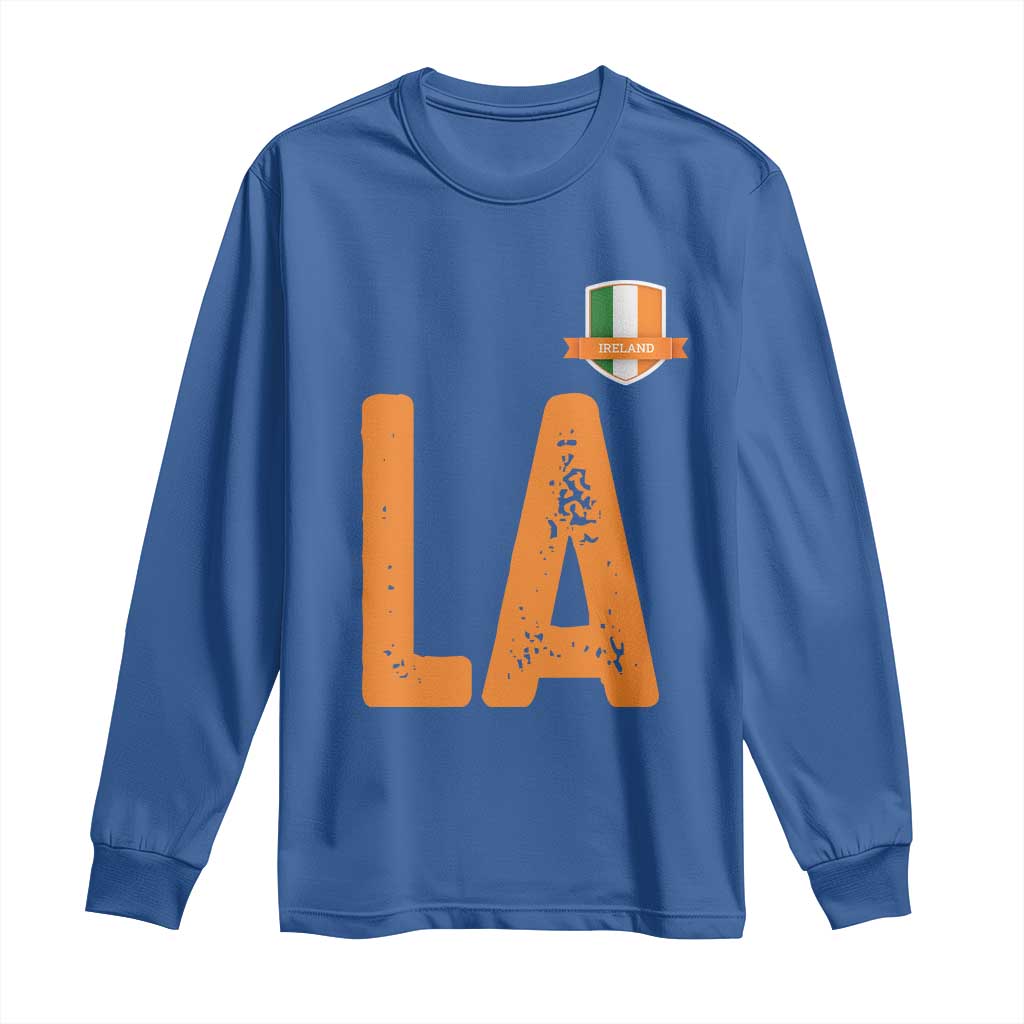 ND Ireland Matching Group Long Sleeve Shirt Irish Pride St Patricks Day Family or Friends TS02 Royal Blue Print Your Wear