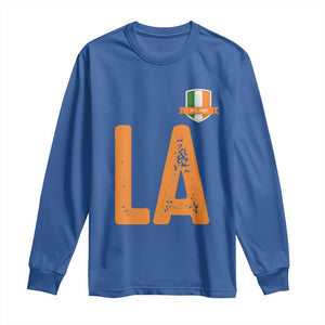 ND Ireland Matching Group Long Sleeve Shirt Irish Pride St Patricks Day Family or Friends TS02 Royal Blue Print Your Wear