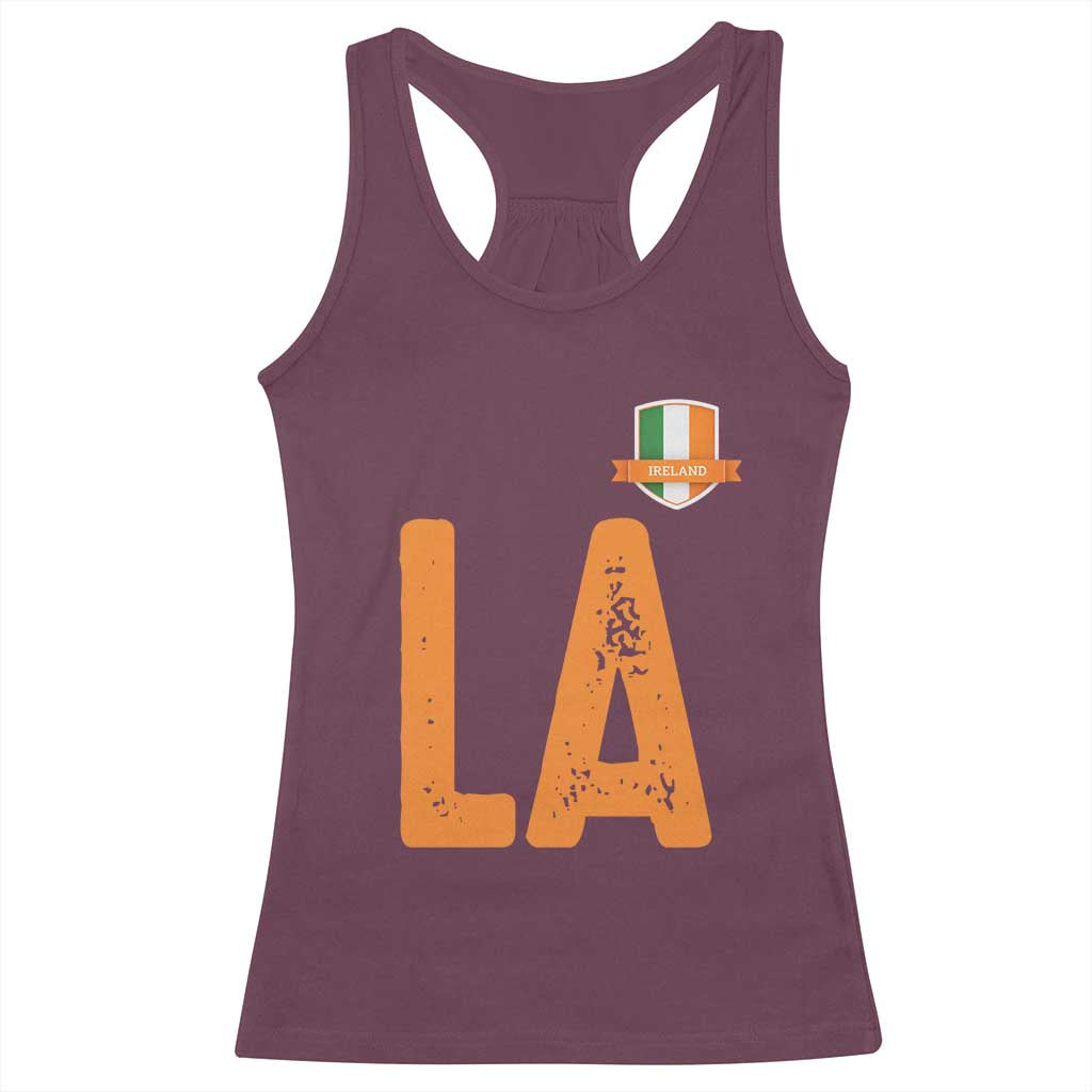 ND Ireland Matching Group Racerback Tank Top Irish Pride St Patricks Day Family or Friends TS02 Maroon Print Your Wear