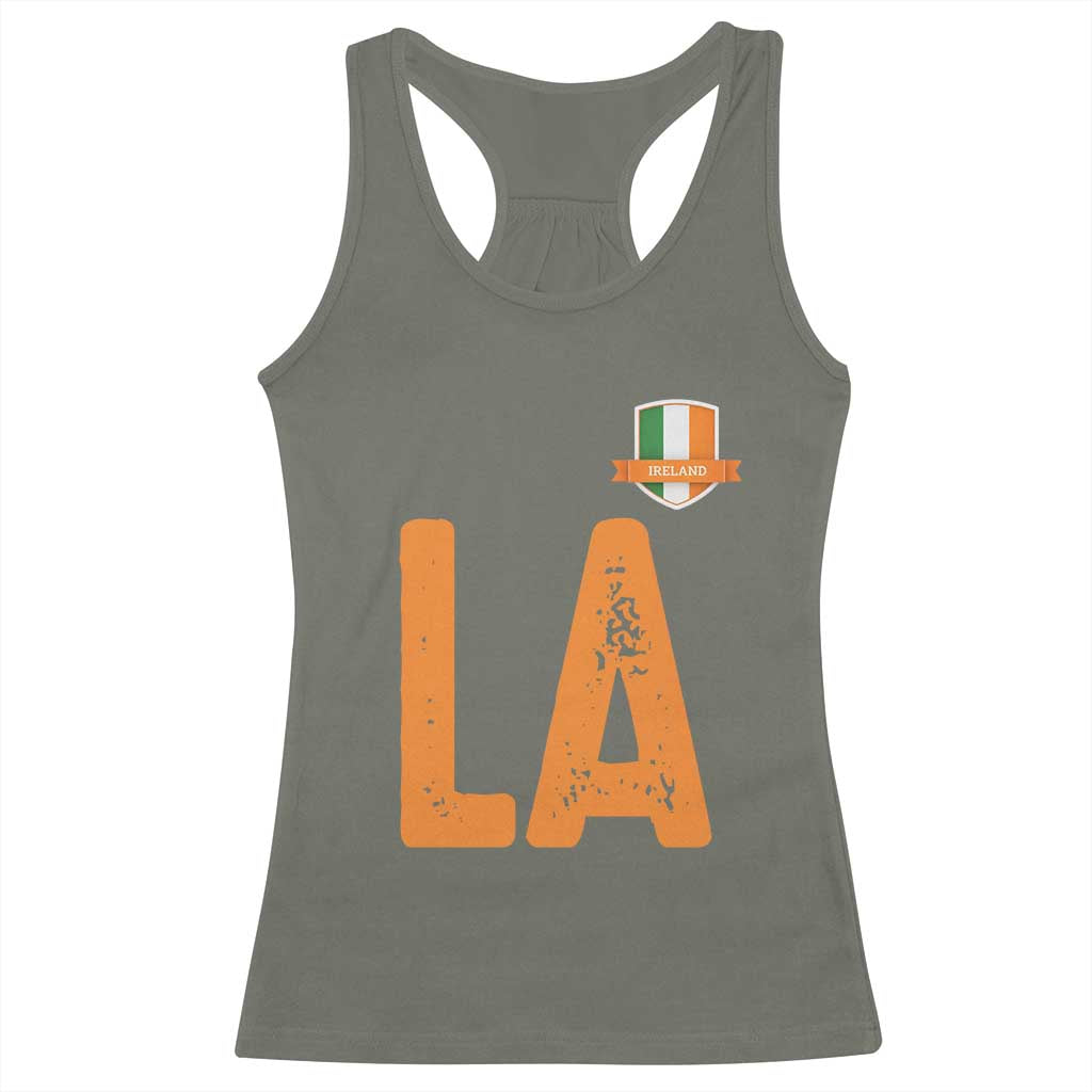 ND Ireland Matching Group Racerback Tank Top Irish Pride St Patricks Day Family or Friends TS02 Military Green Print Your Wear