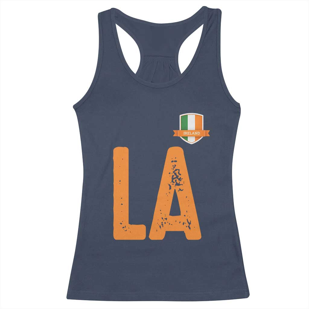 ND Ireland Matching Group Racerback Tank Top Irish Pride St Patricks Day Family or Friends TS02 Navy Print Your Wear