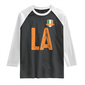 ND Ireland Matching Group Raglan Shirt Irish Pride St Patricks Day Family or Friends TS02 Black White Print Your Wear