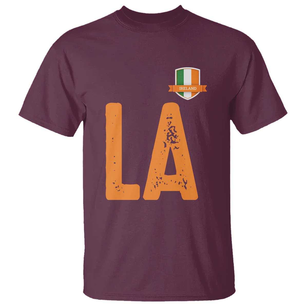 ND Ireland Matching Group T Shirt Irish Pride St Patricks Day Family or Friends TS02 Maroon Print Your Wear