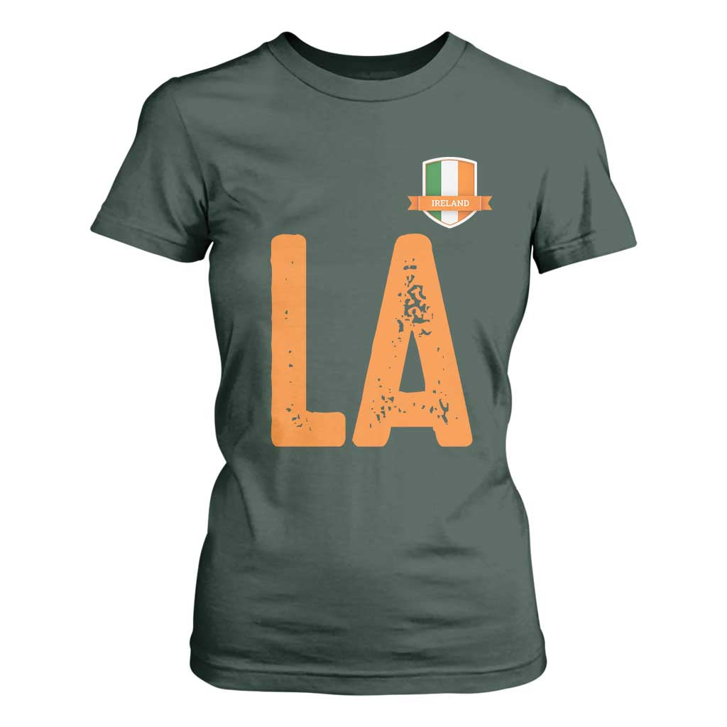 ND Ireland Matching Group T Shirt For Women Irish Pride St Patricks Day Family or Friends TS02 Dark Forest Green Print Your Wear
