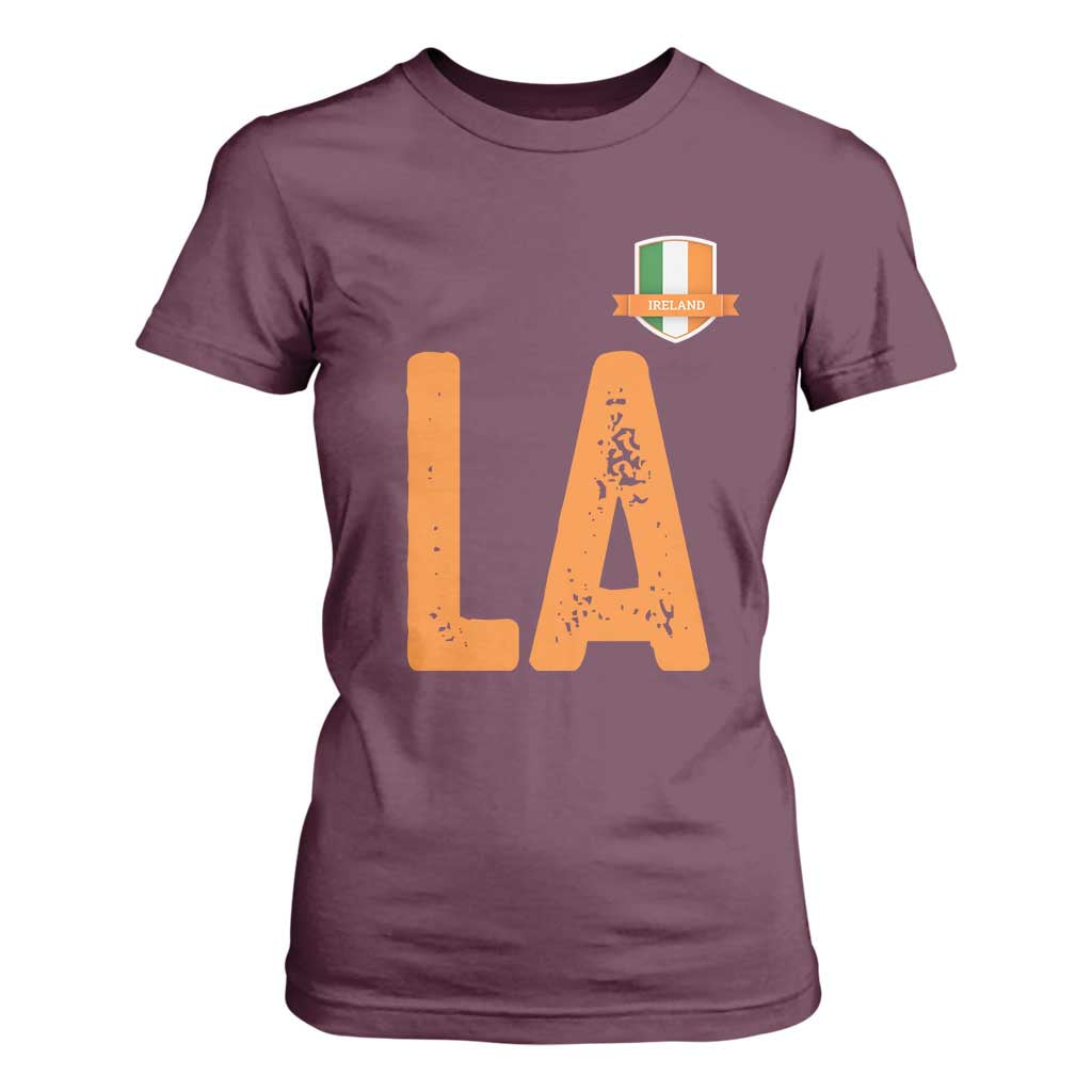 ND Ireland Matching Group T Shirt For Women Irish Pride St Patricks Day Family or Friends TS02 Maroon Print Your Wear