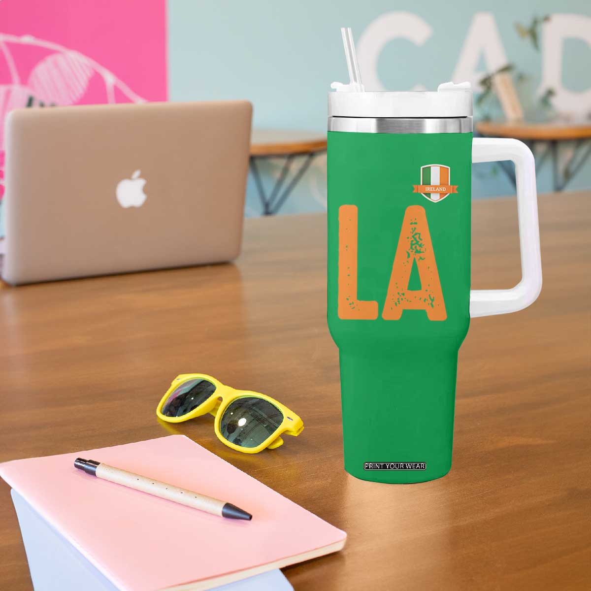 ND Ireland Matching Group Tumbler With Handle Irish Pride St Patricks Day Family or Friends TS02 Print Your Wear