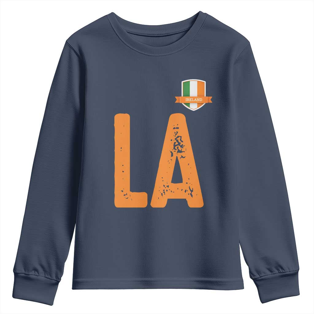 ND Ireland Matching Group Youth Sweatshirt Irish Pride St Patricks Day Family or Friends TS02 Navy Print Your Wear
