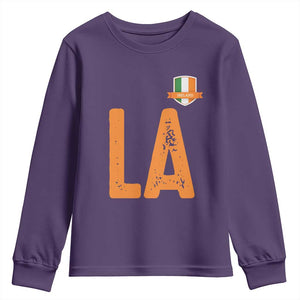 ND Ireland Matching Group Youth Sweatshirt Irish Pride St Patricks Day Family or Friends TS02 Purple Print Your Wear