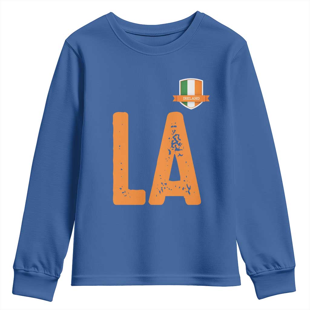 ND Ireland Matching Group Youth Sweatshirt Irish Pride St Patricks Day Family or Friends TS02 Royal Blue Print Your Wear