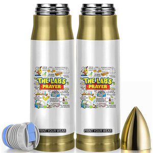 The Lab’s Prayer Funny Lab Week 2026 Bullet Tumbler Medical Laboratory Scientist Humor Gift for Lab Techs TS02 White Print Your Wear