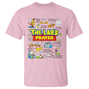 The Lab’s Prayer Funny Lab Week 2026 T Shirt Medical Laboratory Scientist Humor Gift for Lab Techs TS02 Light Pink Print Your Wear