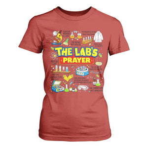 The Lab’s Prayer Funny Lab Week 2026 T Shirt For Women Medical Laboratory Scientist Humor Gift for Lab Techs TS02 Red Print Your Wear