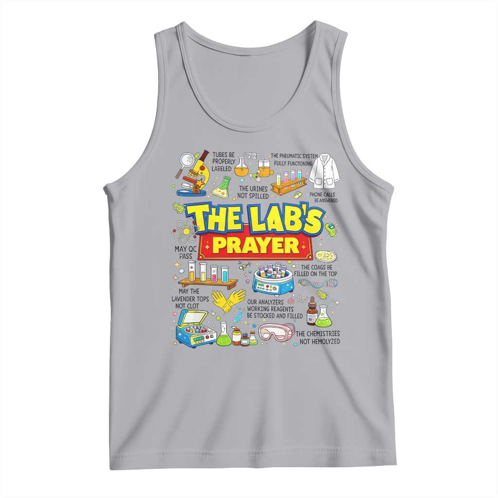 The Lab’s Prayer Funny Lab Week 2026 Tank Top Medical Laboratory Scientist Humor Gift for Lab Techs TS02 Athletic Heather Print Your Wear