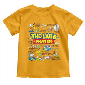 The Lab’s Prayer Funny Lab Week 2026 Toddler T Shirt Medical Laboratory Scientist Humor Gift for Lab Techs TS02 Gold Print Your Wear