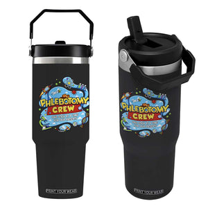 Phlebotomy Crew Lab Week 2026 Flip Straw Tumbler One Stick At A Time Funny Phlebotomist Healthcare Lab TS02 One Size: 30 oz Black Print Your Wear