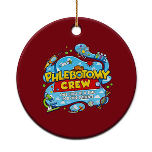 Phlebotomy Crew Lab Week 2026 Ceramic Ornament One Stick At A Time Funny Phlebotomist Healthcare Lab TS02 1pc Red Print Your Wear