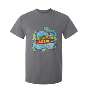 Phlebotomy Crew Lab Week 2026 T Shirt For Kid One Stick At A Time Funny Phlebotomist Healthcare Lab TS02 Charcoal Print Your Wear