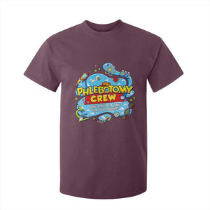 Phlebotomy Crew Lab Week 2026 T Shirt For Kid One Stick At A Time Funny Phlebotomist Healthcare Lab TS02 Maroon Print Your Wear