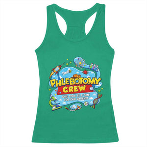 Phlebotomy Crew Lab Week 2026 Racerback Tank Top One Stick At A Time Funny Phlebotomist Healthcare Lab TS02 Irish Green Print Your Wear